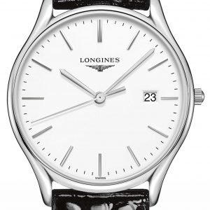 Longines Grande Classique L4.859.4.12.2 Kello Valkoinen / Nahka