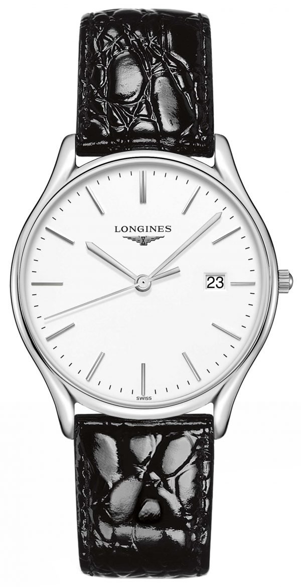 Longines Grande Classique L4.859.4.12.2 Kello Valkoinen / Nahka