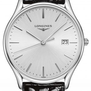 Longines Grande Classique L4.859.4.72.2 Kello Hopea / Nahka