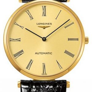 Longines Grande Classique L4.908.2.31.2 Kello Kullattu / Nahka