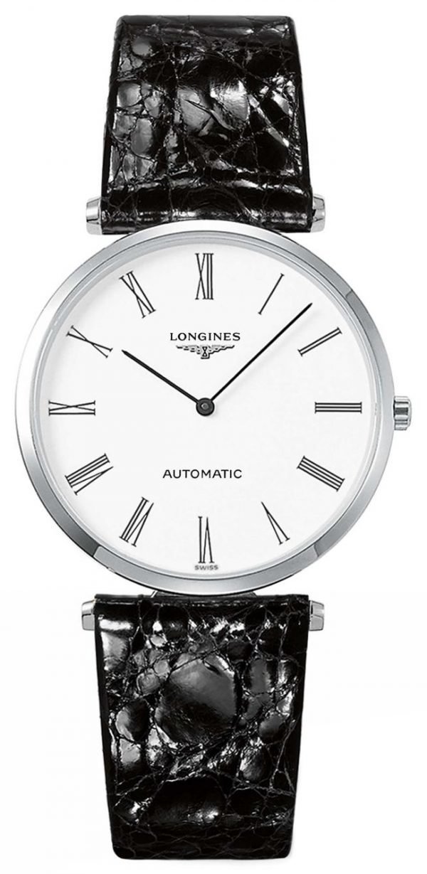 Longines Grande Classique L4.908.4.11.2 Kello Valkoinen / Nahka