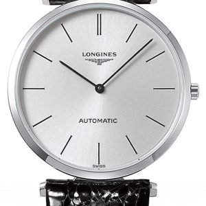 Longines Grande Classique L4.908.4.72.2 Kello Hopea / Nahka