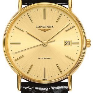 Longines Grande Classique L4.921.2.32.2 Kello Kullattu / Nahka