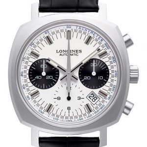 Longines Heritage 1973 L2.791.4.72.0 Kello Valkoinen / Nahka