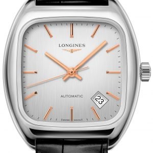 Longines Heritage L2.310.4.72.0 Kello Hopea / Nahka