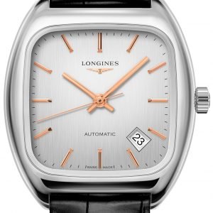 Longines Heritage L2.310.4.72.3 Kello Hopea / Nahka