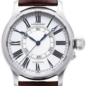 Longines Heritage L2.713.4.11.0 Kello Valkoinen / Nahka