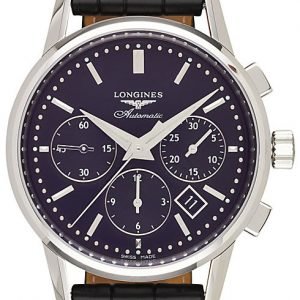 Longines Heritage L2.749.4.52.0 Kello Musta / Nahka