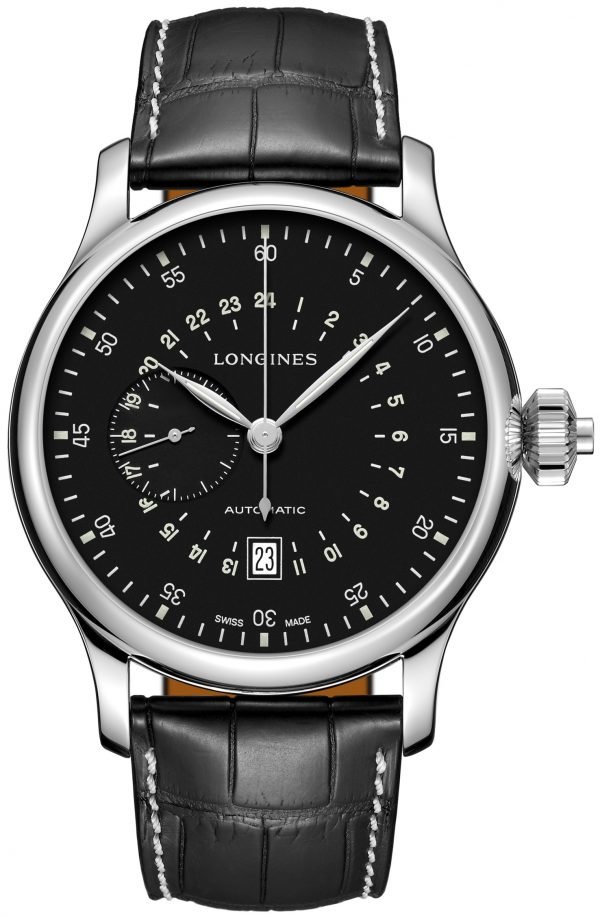 Longines Heritage L2.797.4.53.0 Kello Musta / Nahka