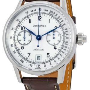 Longines Heritage L2.800.4.23.2 Kello Valkoinen / Nahka