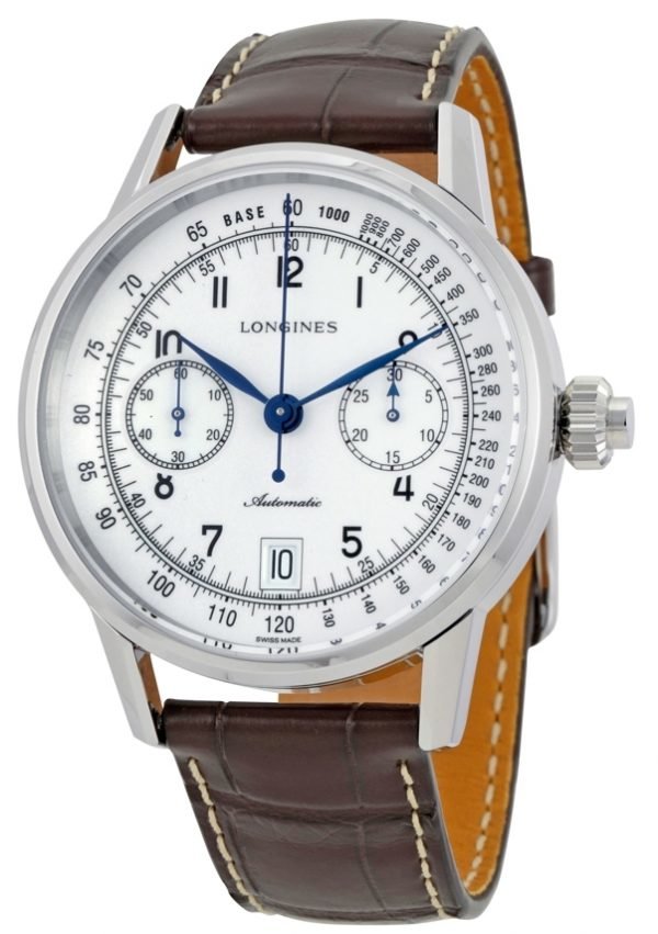 Longines Heritage L2.800.4.23.2 Kello Valkoinen / Nahka