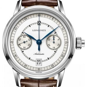 Longines Heritage L2.800.4.26.2 Kello Valkoinen / Nahka