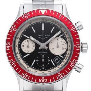 Longines Heritage L2.808.4.52.6 Kello Musta / Teräs