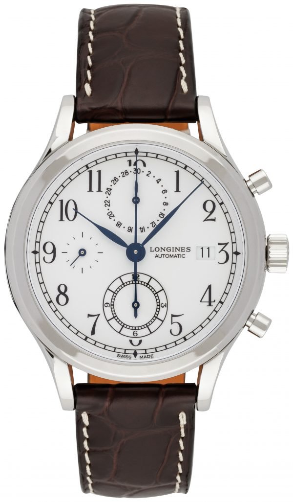 Longines Heritage L2.815.4.23.2 Kello Valkoinen / Nahka