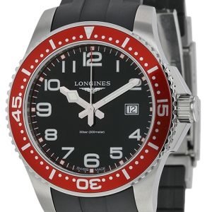 Longines Hydroconquest L3.688.4.59.2 Kello Musta / Kumi