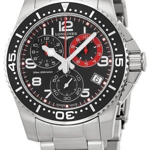 Longines Hydroconquest L3.690.4.53.6 Kello Musta / Teräs