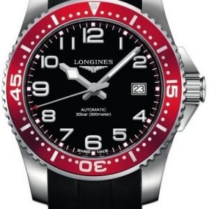 Longines Hydroconquest L3.694.4.59.2 Kello Musta / Kumi