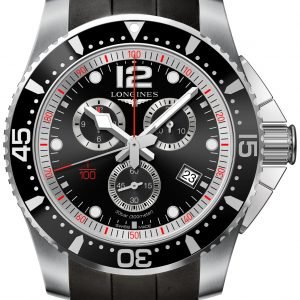 Longines Hydroconquest L3.843.4.56.2 Kello Musta / Kumi