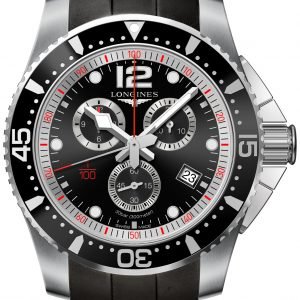 Longines Hydroconquest L3.843.4.56.2 Kello Musta / Kumi