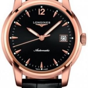 Longines Longines Saint-Imier L2.763.8.52.3 Kello Musta / Nahka