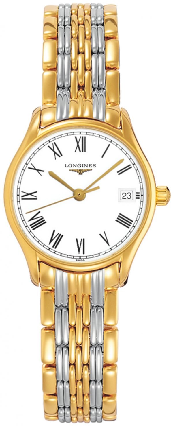 Longines Lyre L4.259.2.11.7 Kello Valkoinen / Kullansävytetty