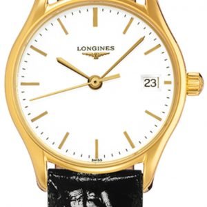 Longines Lyre L4.259.2.12.2 Kello Valkoinen / Nahka