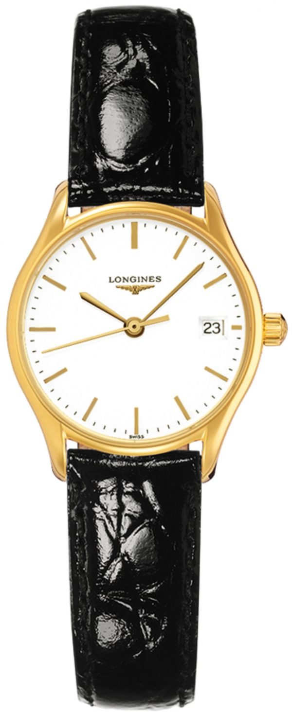 Longines Lyre L4.259.2.12.2 Kello Valkoinen / Nahka