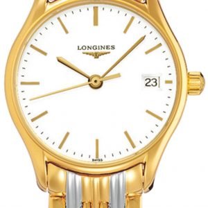 Longines Lyre L4.259.2.12.7 Kello Valkoinen / Kullansävytetty