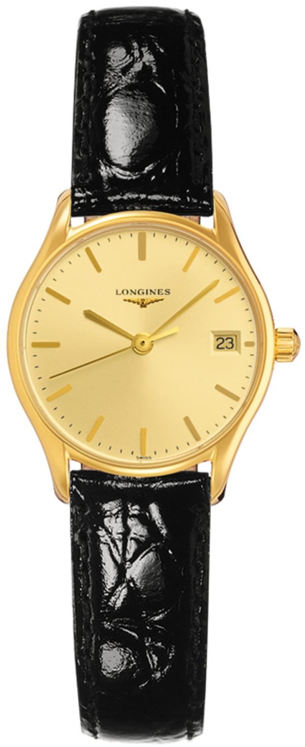 Longines Lyre L4.259.2.32.2 Kello Kullattu / Nahka