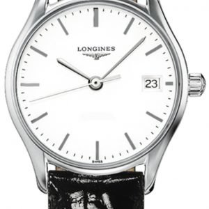 Longines Lyre L4.259.4.12.2 Kello Valkoinen / Nahka