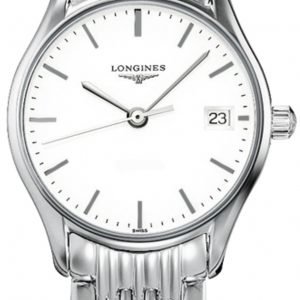 Longines Lyre L4.259.4.12.6 Kello Valkoinen / Teräs