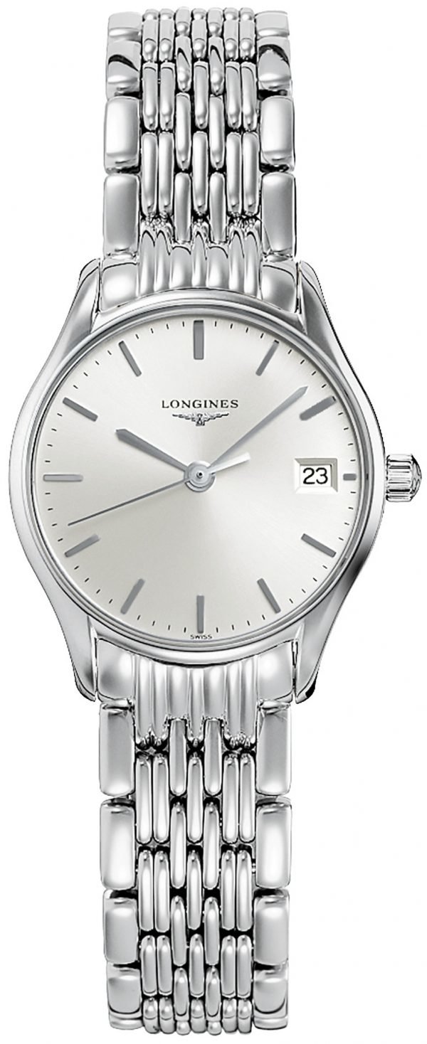 Longines Lyre L4.259.4.72.6 Kello Hopea / Teräs