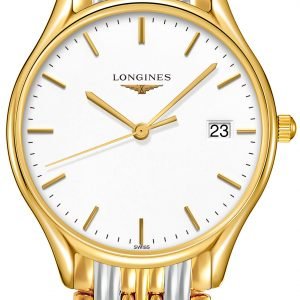 Longines Lyre L4.359.2.12.7 Kello Valkoinen / Kullansävytetty