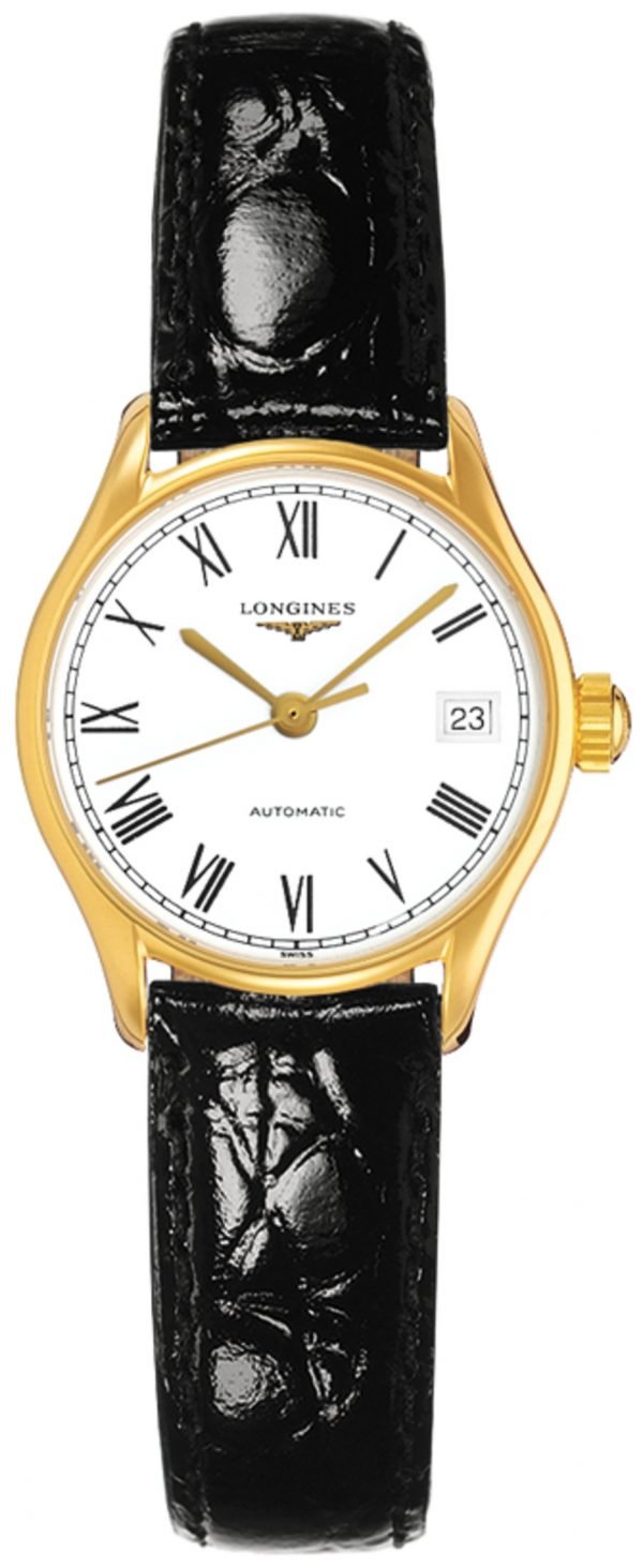 Longines Lyre L4.360.2.11.2 Kello Valkoinen / Nahka