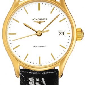 Longines Lyre L4.360.2.12.2 Kello Valkoinen / Nahka