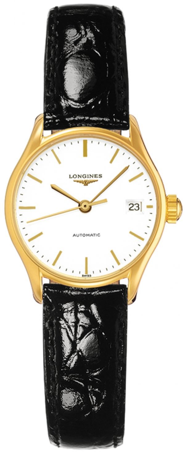 Longines Lyre L4.360.2.12.2 Kello Valkoinen / Nahka