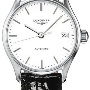 Longines Lyre L4.360.4.12.2 Kello Valkoinen / Nahka