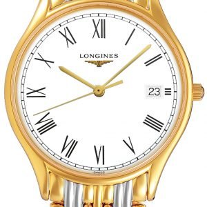 Longines Lyre L4.759.2.11.7 Kello Valkoinen / Kullansävytetty