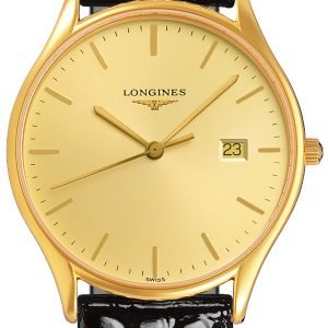 Longines Lyre L4.759.2.32.2 Kello Kullattu / Nahka