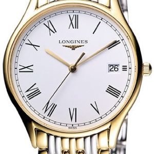 Longines Lyre L4.859.2.11.7 Kello Valkoinen / Kullansävytetty