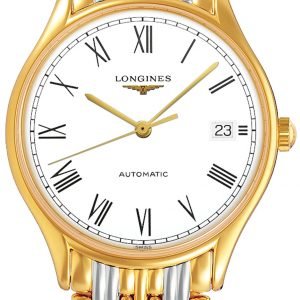 Longines Lyre L4.860.2.11.7 Kello Valkoinen / Kullansävytetty