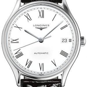 Longines Lyre L4.860.4.11.2 Kello Valkoinen / Nahka