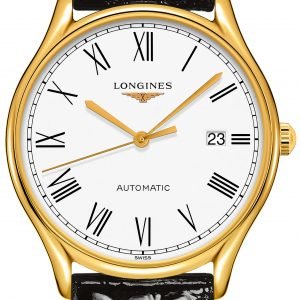 Longines Lyre L4.960.2.11.2 Kello Valkoinen / Nahka