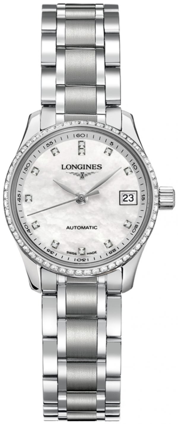 Longines Master L2.128.0.87.6 Kello Valkoinen / Teräs