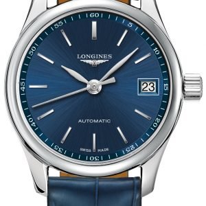 Longines Master L2.128.4.92.0 Kello Sininen / Nahka