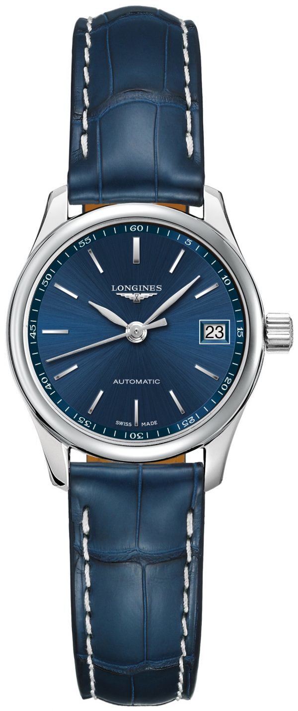 Longines Master L2.128.4.92.0 Kello Sininen / Nahka