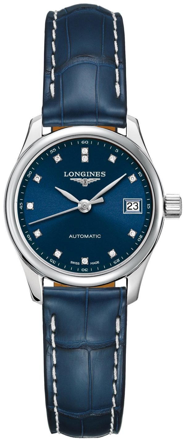 Longines Master L2.128.4.97.0 Kello Sininen / Nahka