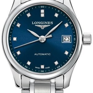 Longines Master L2.128.4.97.6 Kello Sininen / Teräs