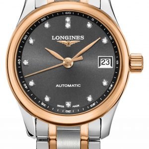 Longines Master L2.128.5.07.7 Kello Harmaa / 18k Punakultaa