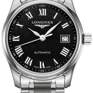 Longines Master L2.257.4.51.6 Kello Musta / Teräs